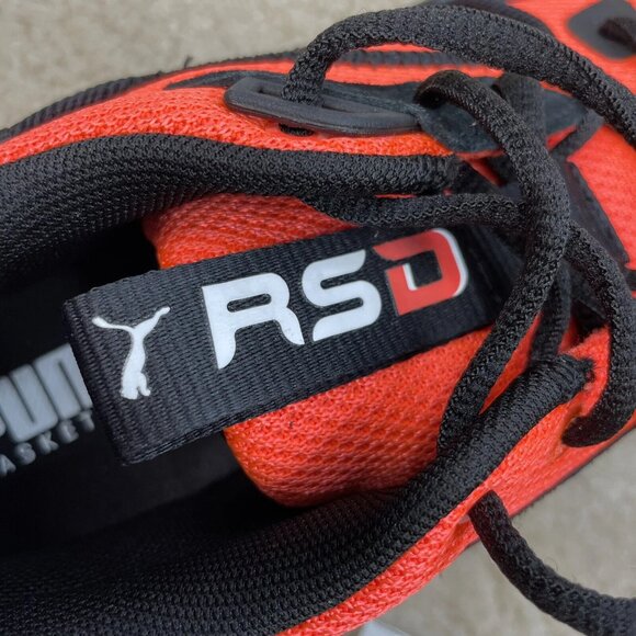 [US 9] J COLE x PUMA RS DREAMER ENERGY RED BLACK Running Shoes Orange